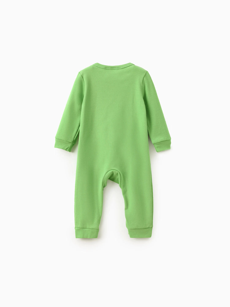 Combinaison bébé garçon à manches longues en coton Harry Potter verte