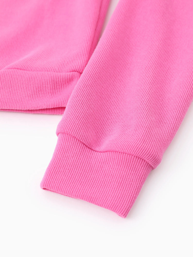 Tenue Barbie Maman et Moi Sweat-shirt devant incliné/Jupe longue à paillettes/Veste/Robe Roseo