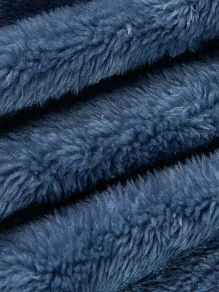 Toddler Girl/Boy 2pcs Bear Style Ear Design Fleece Hoodie Sweatshirt and Pants Set Blue