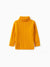 Toddler Girl/Boy Turtleneck Ribbed Knit Sweater Yellow