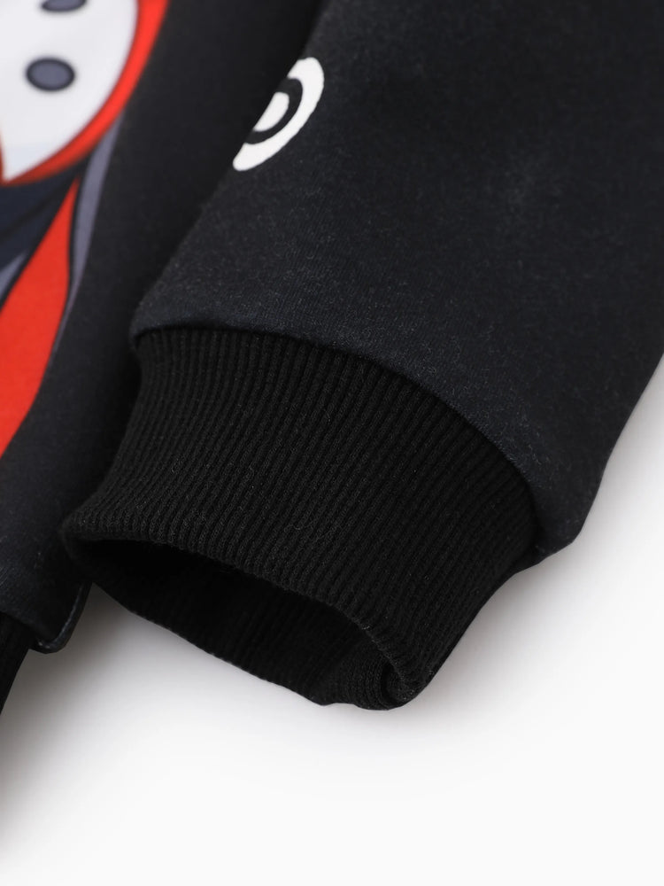 Sweat à capuche noir phosphorescent pour tout-petit garçon de la Pat' Patrouille Chase Halloween