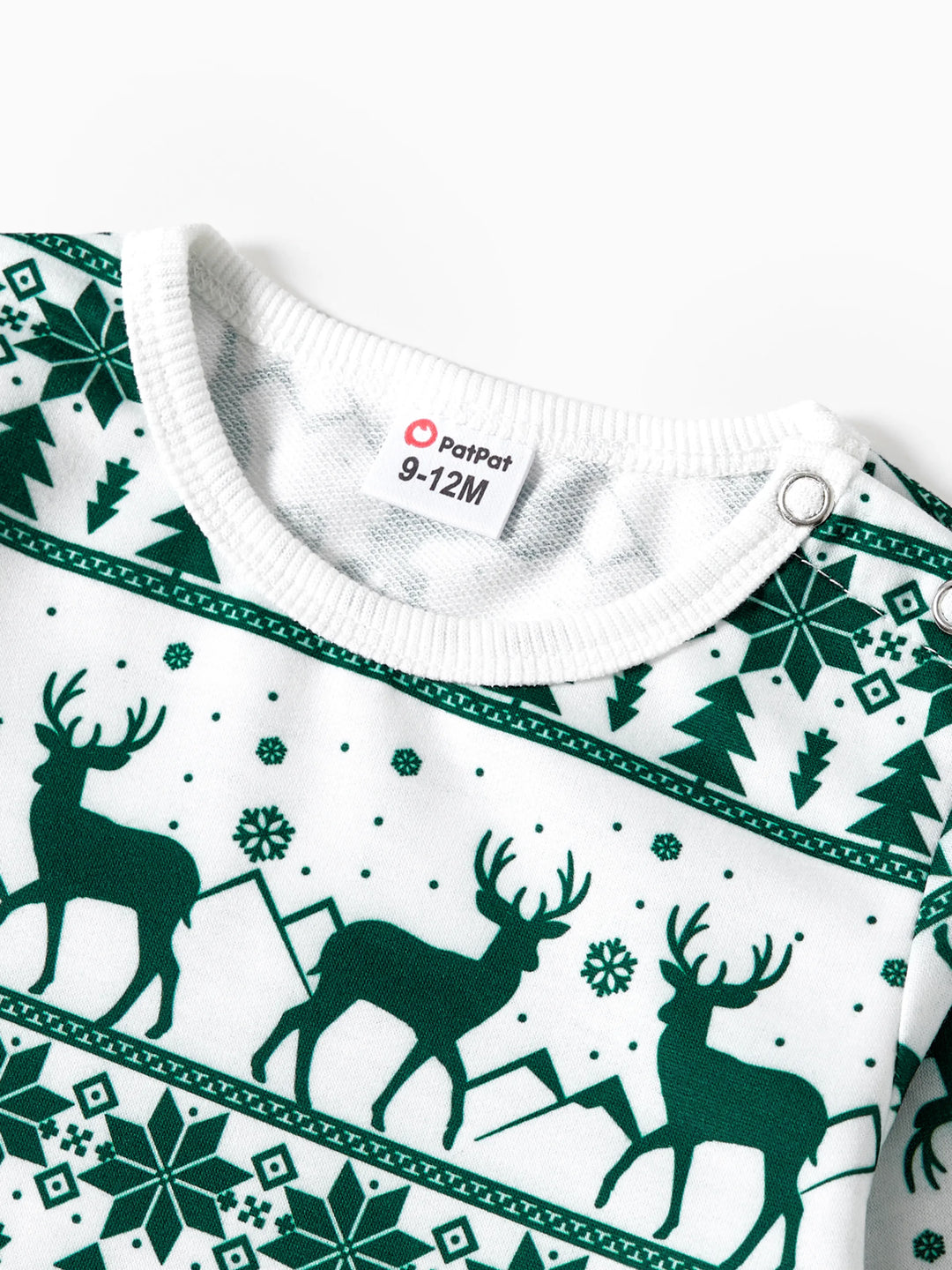 Weihnachten Familie Passende Grün Festival Thema Print Tops und Mesh Splicing Kleider Sets grün