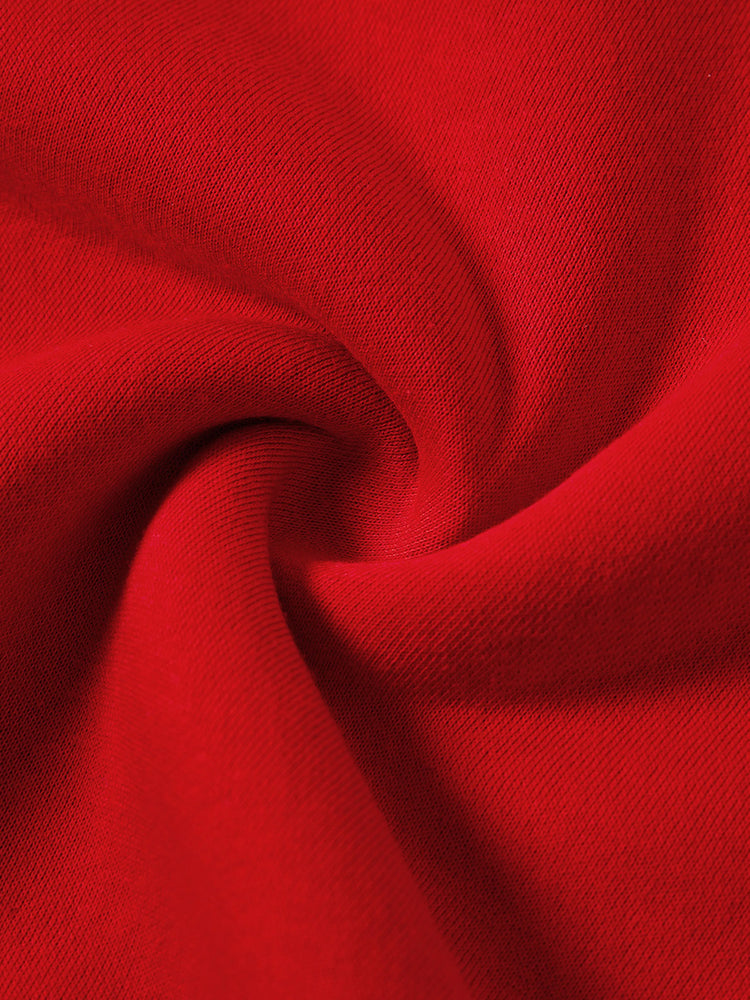 Mommy and Me Solid Letters & Love Print Long-sleeve Tops Color block