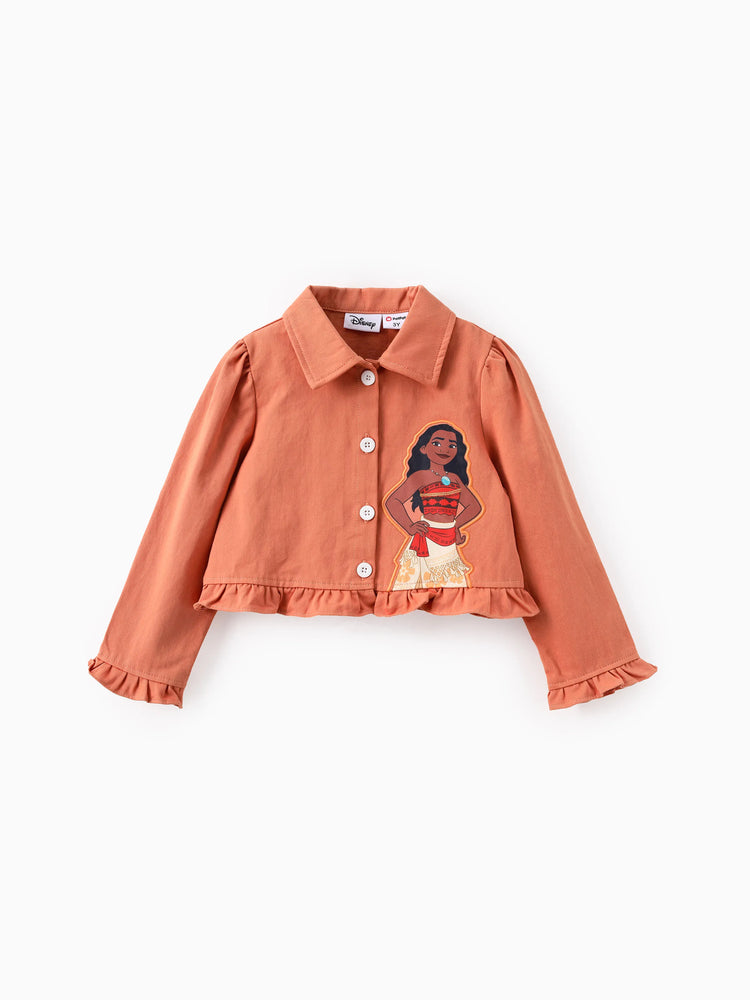 Ensemble 2 pièces robe et veste en coton Disney Princess Moana Naia™ pour petite fille, abricot