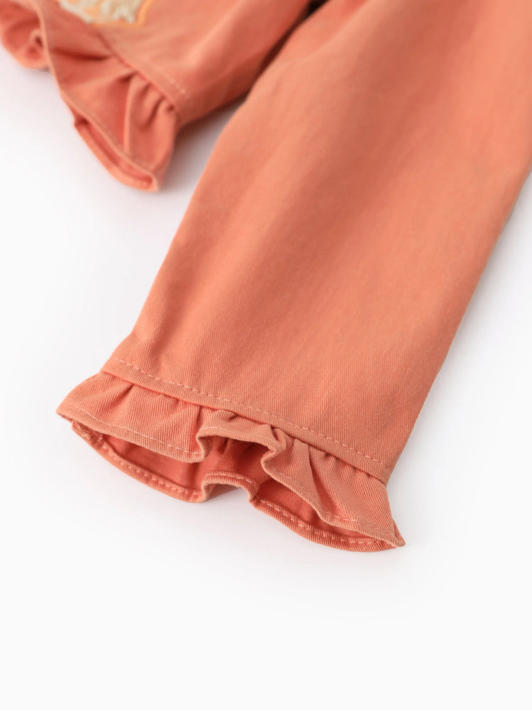 Ensemble 2 pièces robe et veste en coton Disney Princess Moana Naia™ pour petite fille, abricot