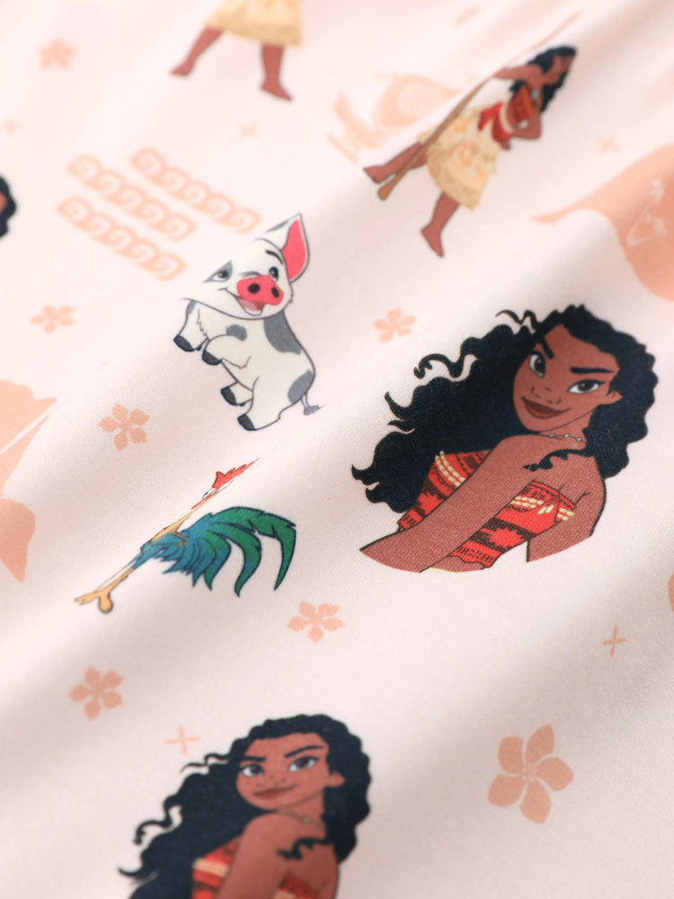 Ensemble 2 pièces robe et veste en coton Disney Princess Moana Naia™ pour petite fille, abricot