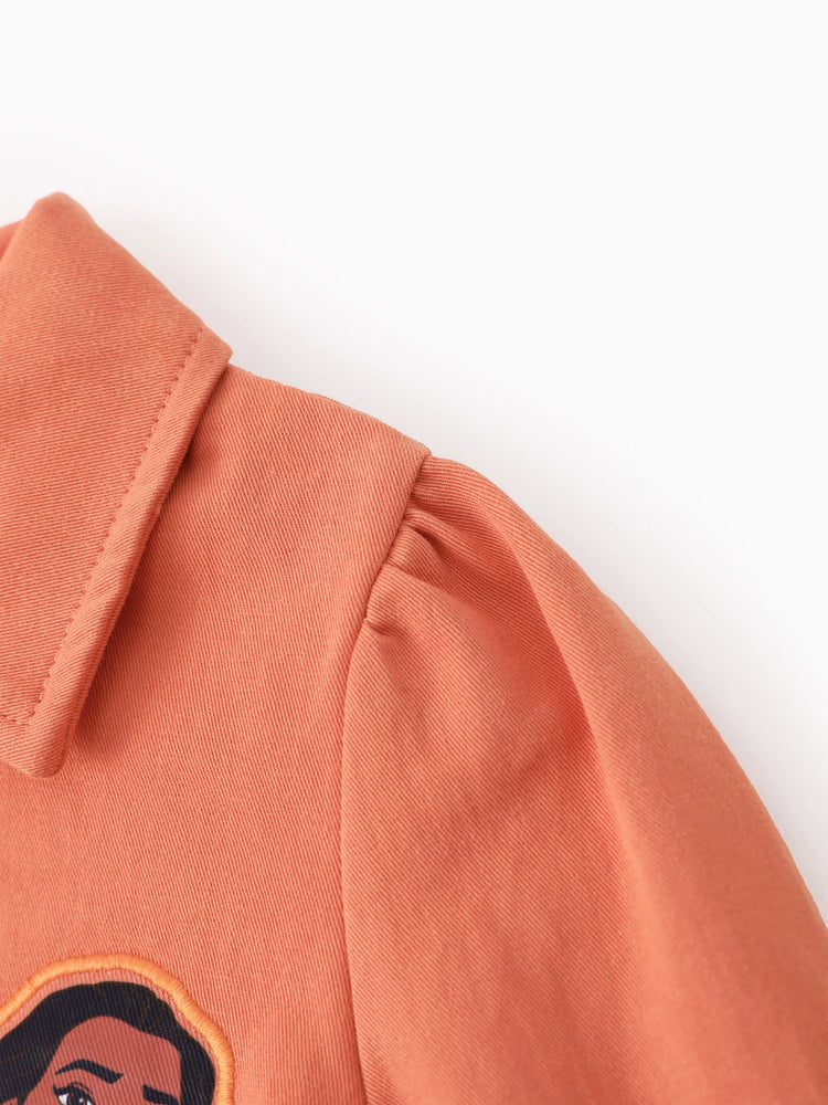 Ensemble 2 pièces robe et veste en coton Disney Princess Moana Naia™ pour petite fille, abricot