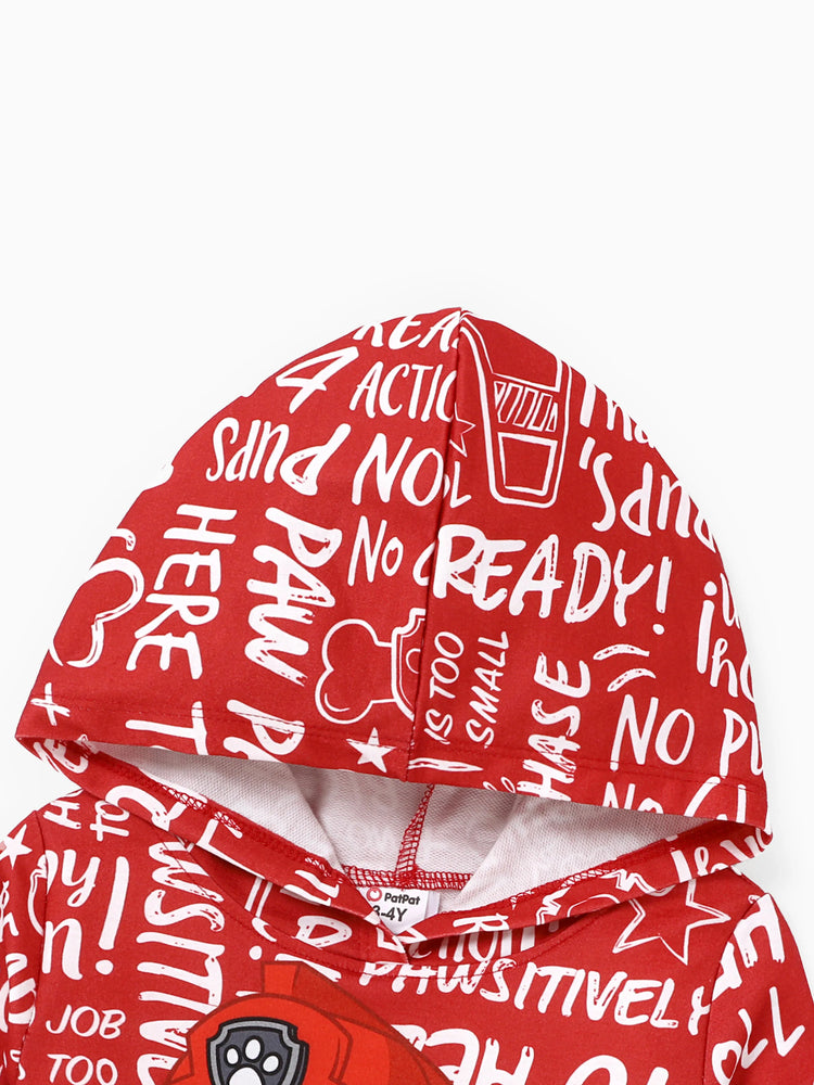 PAW Patrol Toddler Boy Big Marshall Long-sleeve Hoodie Red