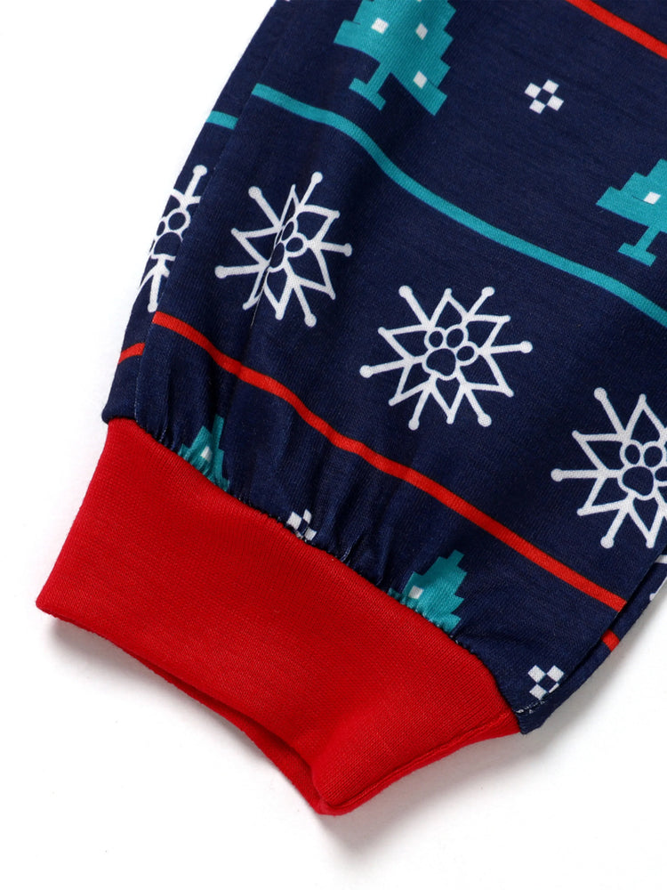 Ensemble pyjama de Noël assorti à manches longues et imprimé de la Pat'Patrouille avec chaussettes de Noël 