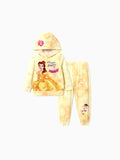 Disney Princess Toddler/Kid Girl 2pcs Belle Print Long-sleeve Top and Pants Set Yellow