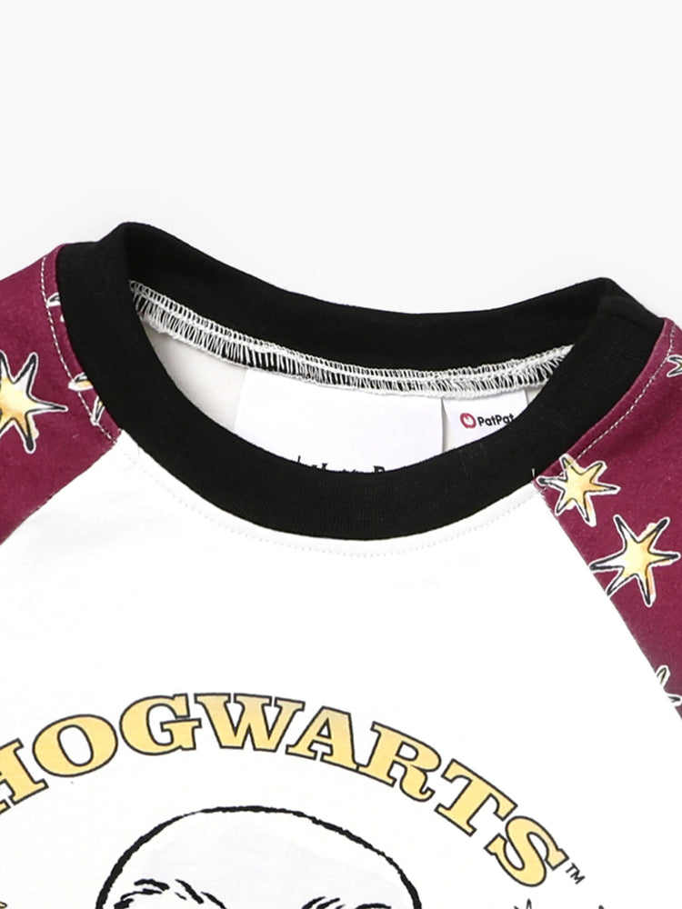 Ensemble pyjama de Noël familial assorti à imprimé Hedwige Harry Potter avec chaussettes de Noël 