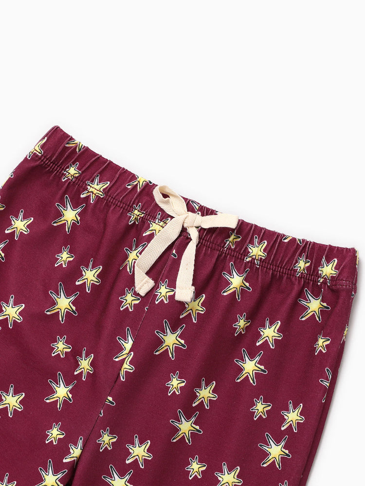 Ensemble pyjama de Noël familial assorti à imprimé Hedwige Harry Potter avec chaussettes de Noël 