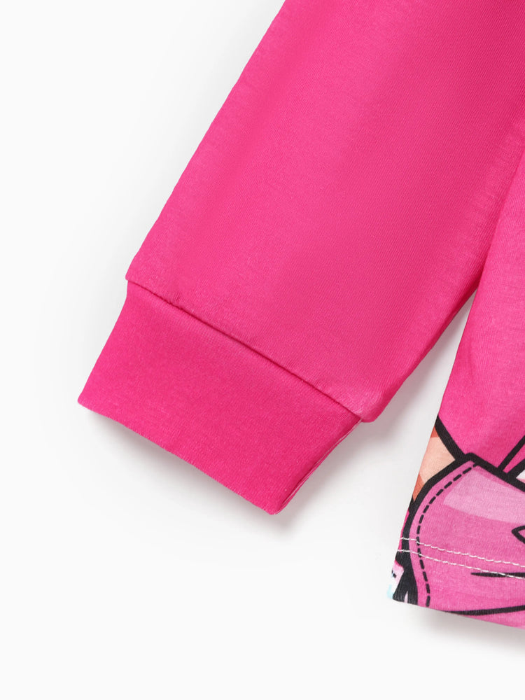 Ensemble pyjama de Noël Barbie Maman et Moi, motif flocon de neige et cerf, avec chaussettes de Noël 