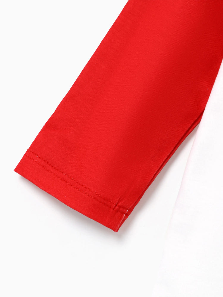 Ensemble pyjama familial assorti de Noël des Schtroumpfs avec chaussettes de Noël