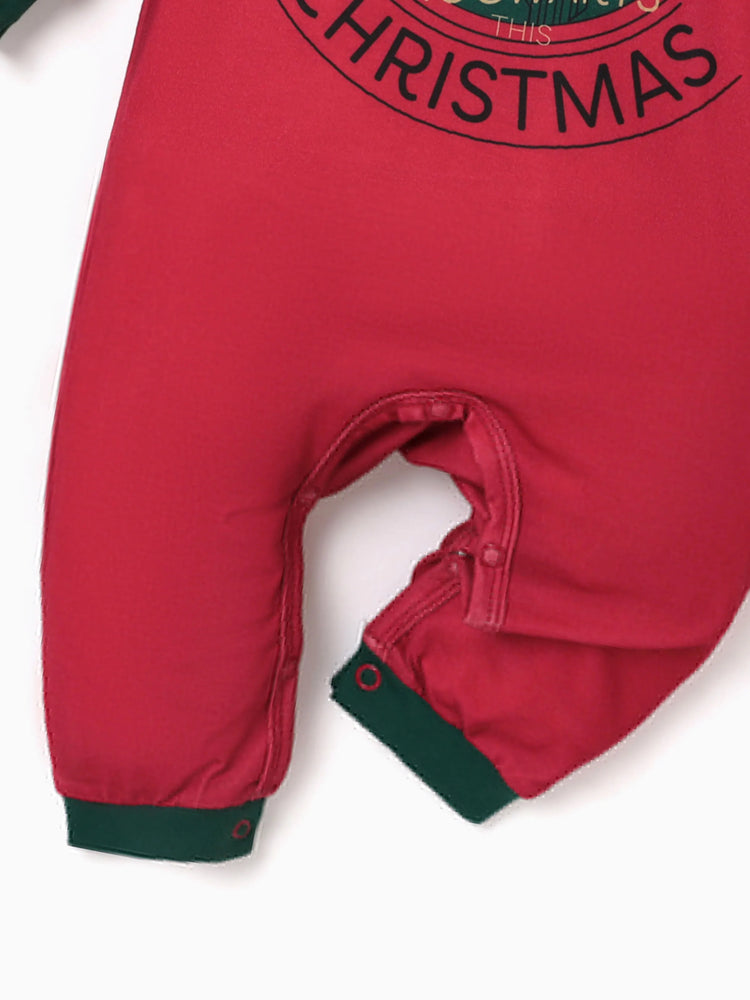 Ensemble pyjama de Noël Harry Potter pour toute la famille, motif Poudlard, avec chaussettes de Noël