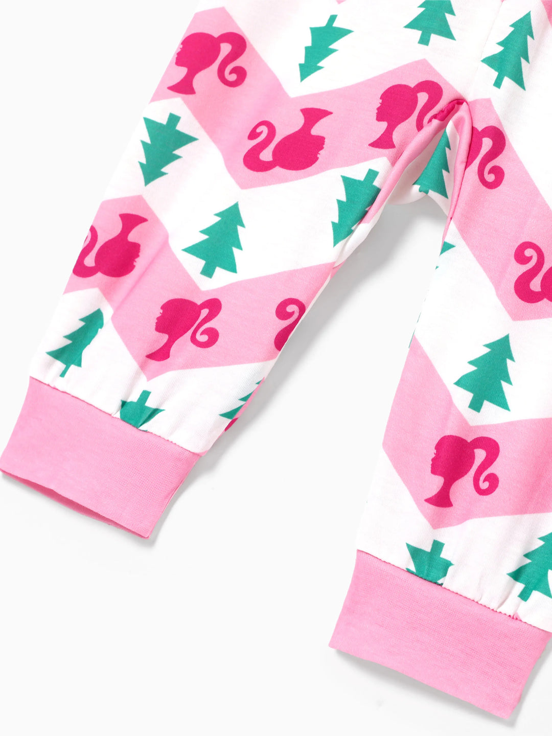 Barbie Mommy and Me Christmas Hooded Onesie Pajama Sets with Christmas Socks