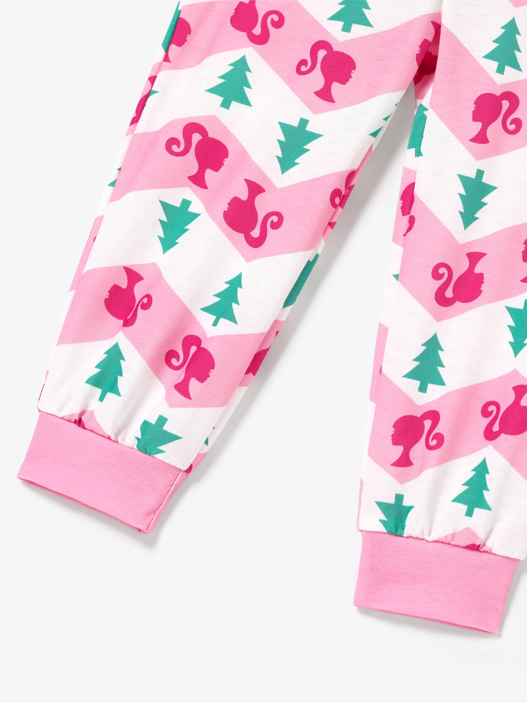 Barbie Mommy and Me Christmas Hooded Onesie Pajama Sets with Christmas Socks