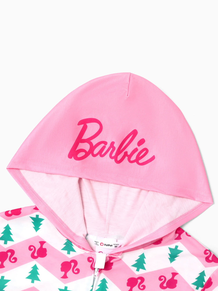 Ensemble pyjama à capuche de Noël Barbie Maman et Moi avec chaussettes de Noël 