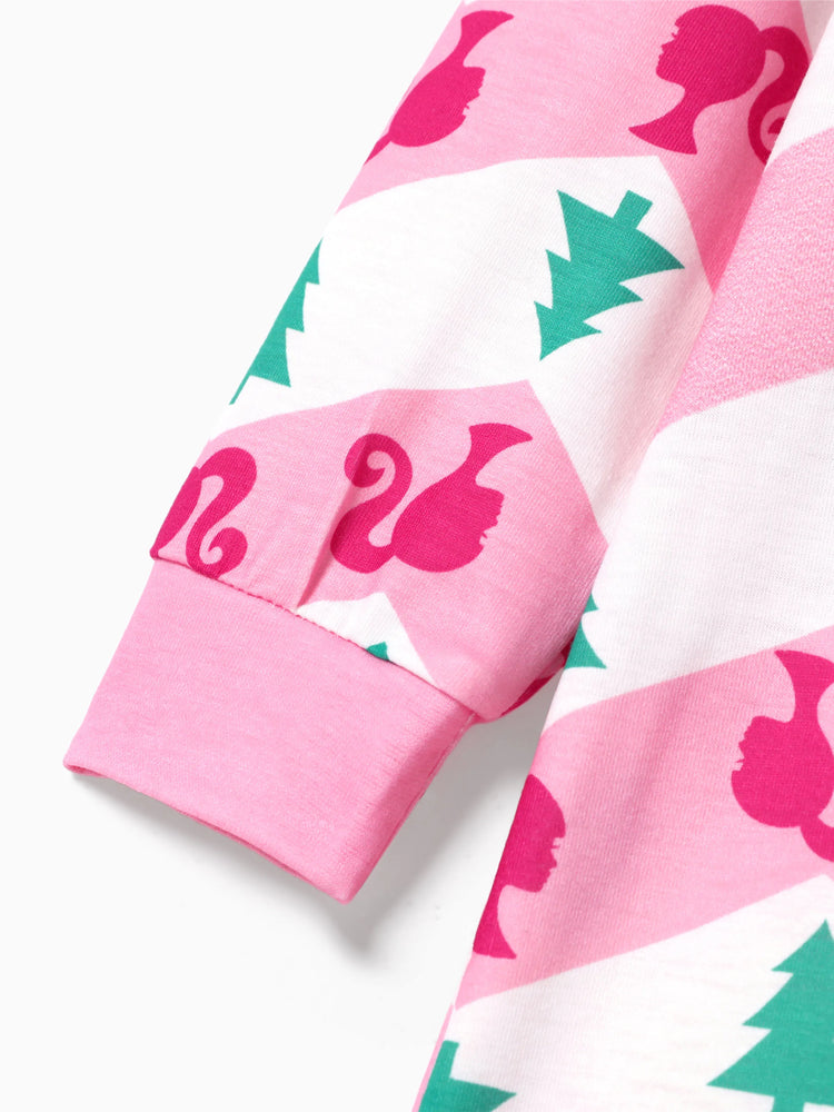 Ensemble pyjama à capuche de Noël Barbie Maman et Moi avec chaussettes de Noël 