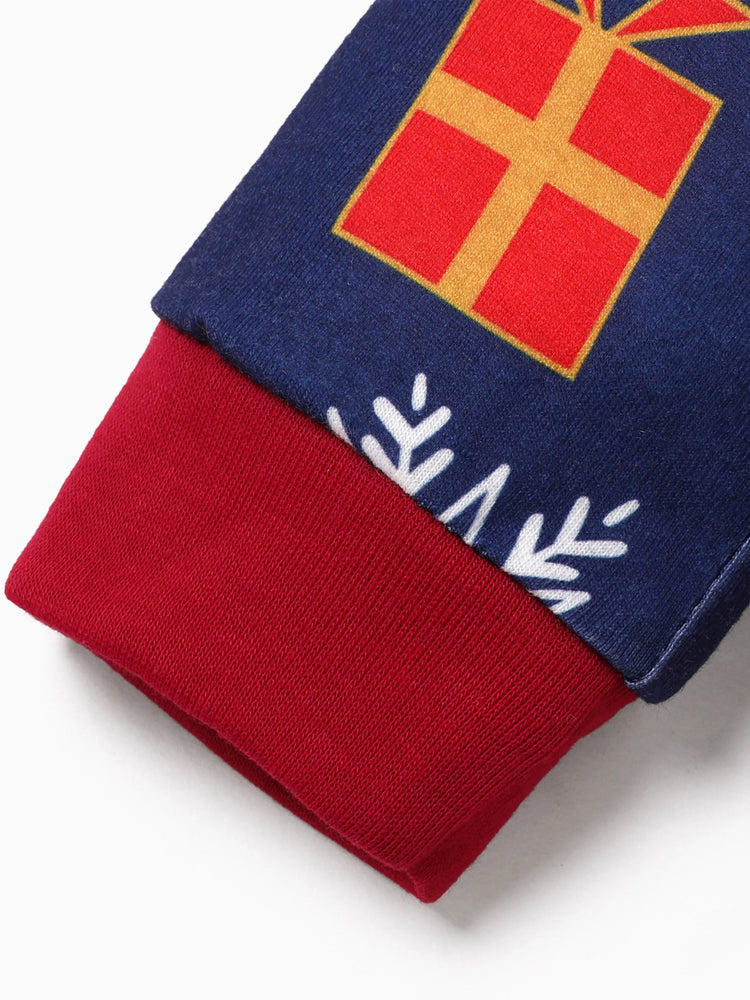 Harry Potter Weihnachtsfamilienpassend Hogwarts Druck Schlafanzug-Sets mit Weihnachtssocken