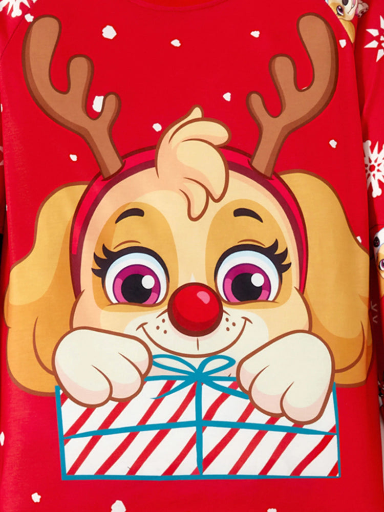 Ensemble pyjama assorti de Noël pour toute la famille Pat'Patrouille Chase et Marshall avec chaussettes de Noël 