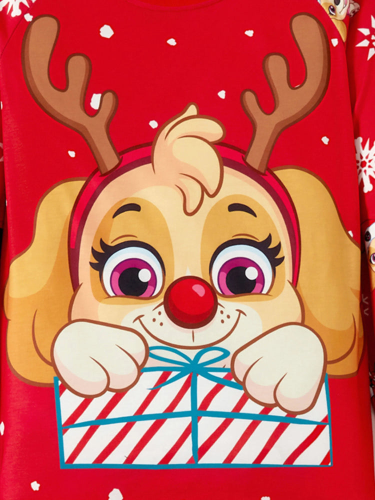 Ensemble pyjama assorti de Noël pour toute la famille Pat'Patrouille Chase et Marshall avec chaussettes de Noël 