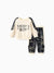 2pcs Baby Boy Casual Style Camouflage Set LightApricot