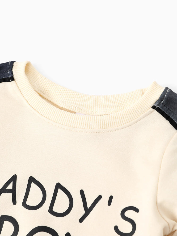 2pcs Baby Boy Casual Style Camouflage Set LightApricot