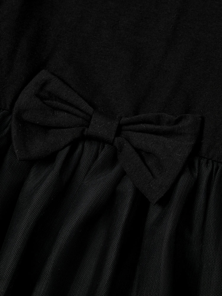 Ensembles familiaux assortis : chemise à carreaux noire ou robe élégante en tulle à épaules dénudées et croisée sur le devant