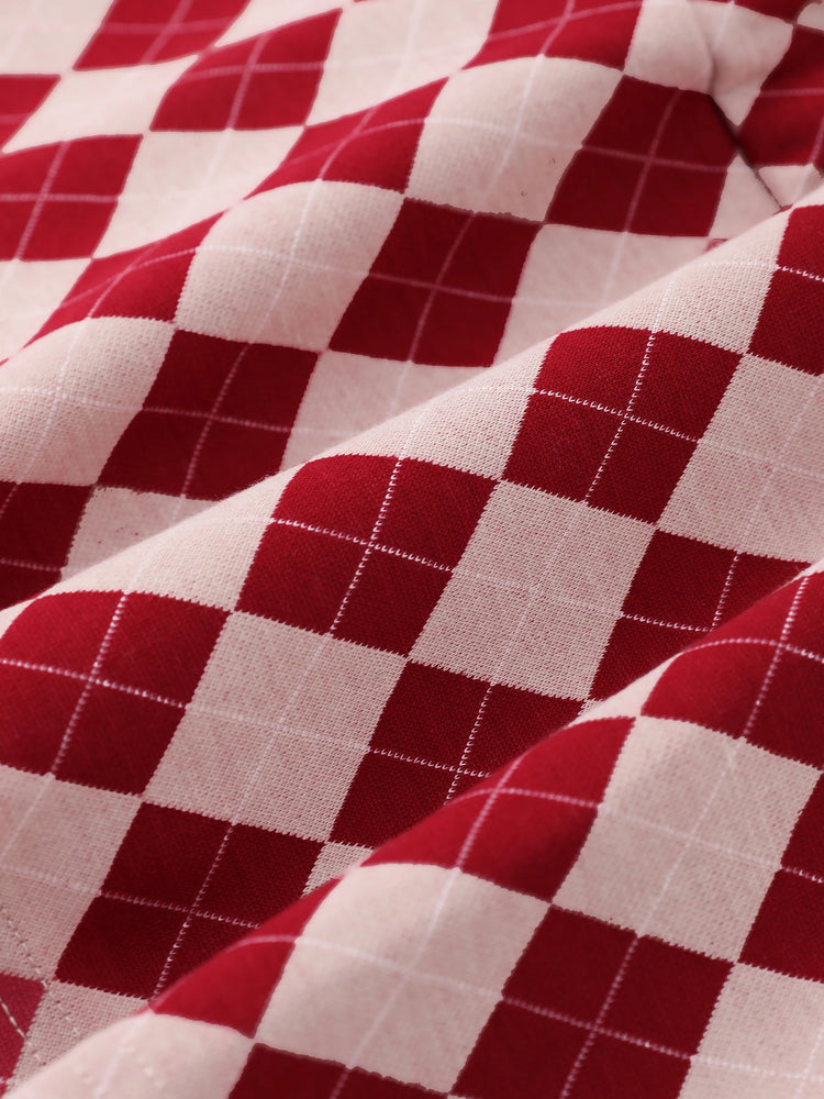 Ensemble 2 pièces Harry Potter pour fille, sweat-shirt à manches longues et jupe à carreaux avec nœud papillon, imprimé hibou, rouge