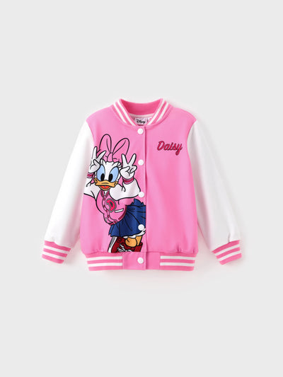 Disney Mickey and Friends Toddler/Kid Girl Daisy Lightweight Bomber Jacket Pink