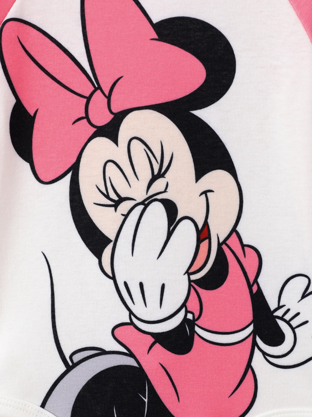 Conjunto de 2 piezas de Minnie Naia? de Disney Mickey y sus amigos para bebé niña, con mono de manga larga y pantalones bordados con el personaje, diseño de lunares, Roseo