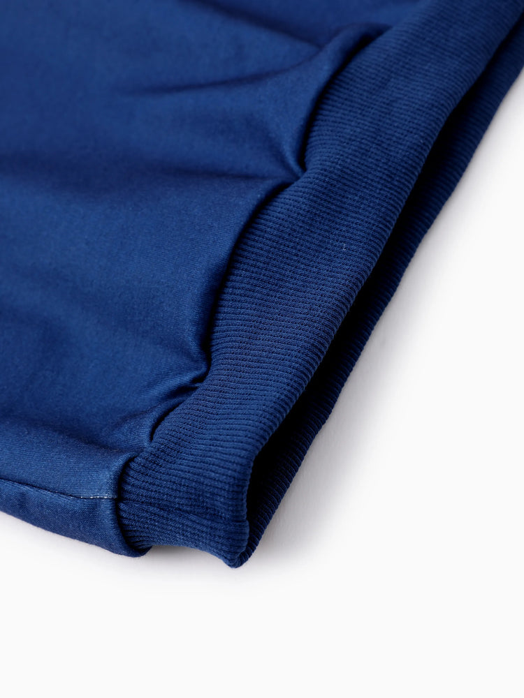 Disney Frozen Toddler Girl Elsa&Anna 2pcs Floral Flutter-sleeve Sweatshirt with Leggings Set DeepBlue