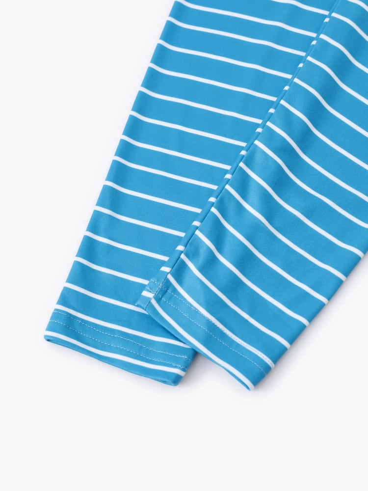 Ensemble t-shirt à manches longues et leggings Peppa Pig pour petite fille, 2 pièces, motif floral à pois, bleu