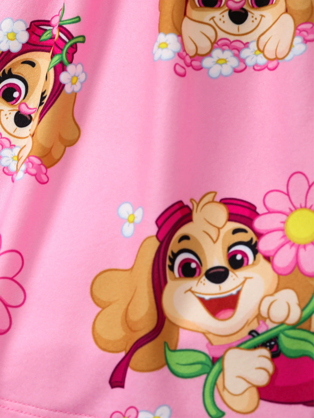 PAW Patrol Toddler Girl Skye Ruffled Sweet Dress Pink