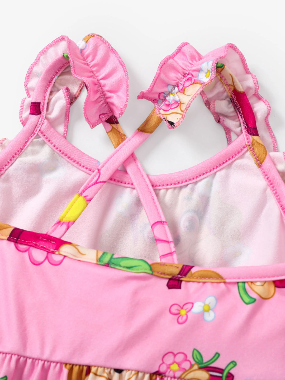 PAW Patrol Toddler Girl Skye Ruffled Sweet Dress Pink