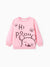 Sudadera de manga larga con estampado de personaje de Winnie the Pooh de Disney para niña pequeña, color rosa