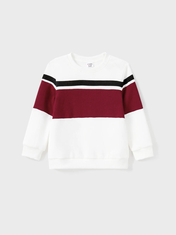 Ensembles familiaux assortis : sweat-shirt à manches longues ou robe en tulle brodée de papillons à épaules dénudées, bordeaux