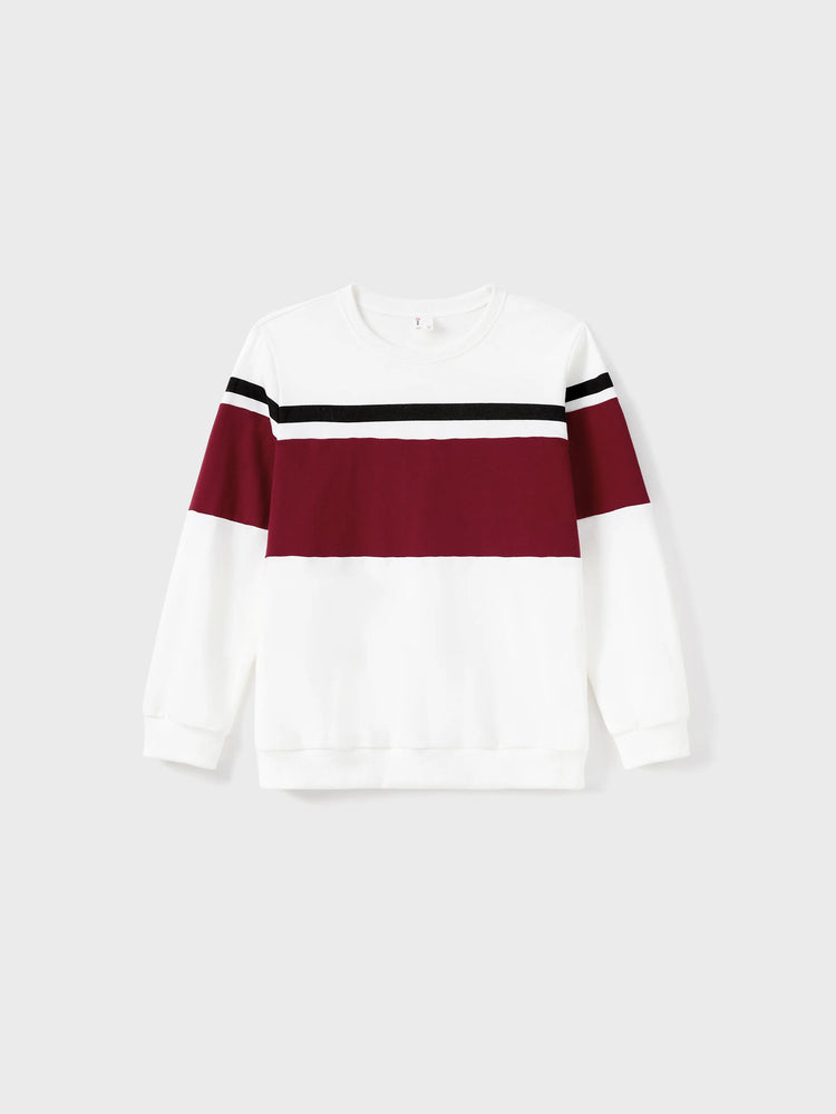 Ensembles familiaux assortis : sweat-shirt à manches longues ou robe en tulle brodée de papillons à épaules dénudées, bordeaux