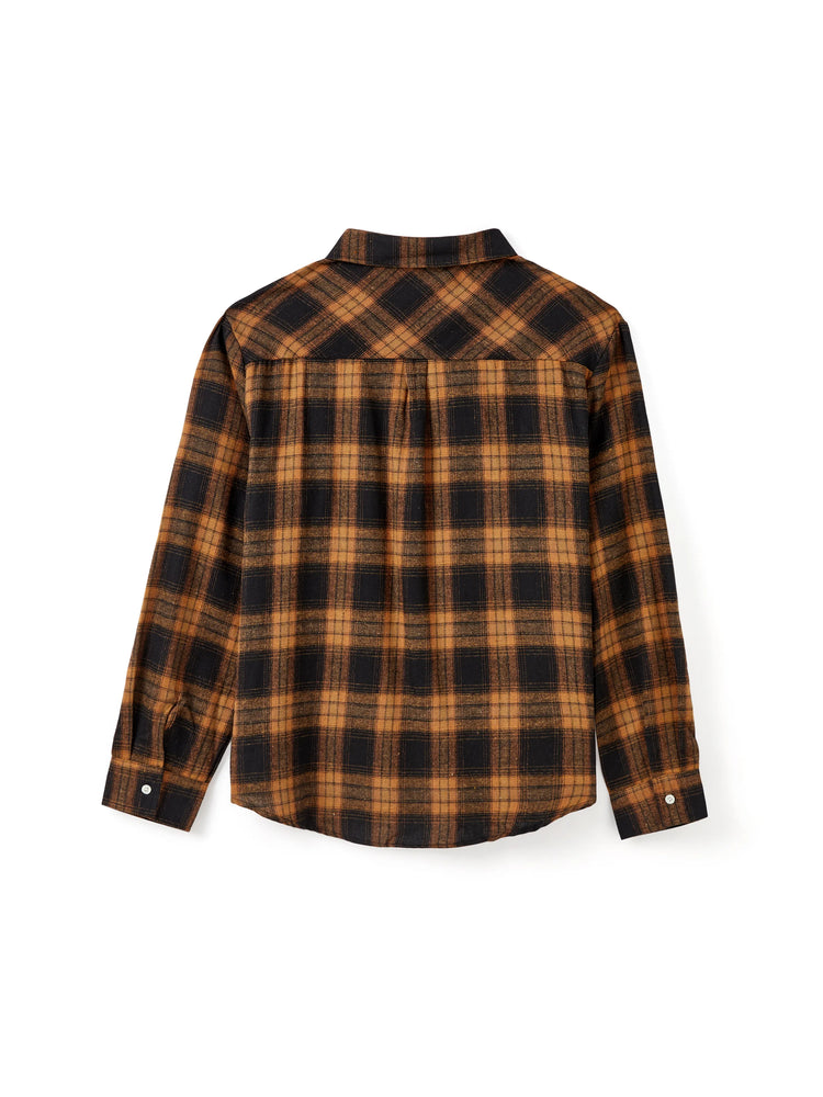 Ensembles de Noël assortis pour toute la famille, à carreaux marron et noir, haut à manches longues, robe et barboteuse, marron et noir