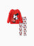Disney Mickey and Friends Toddler/Kid Girl Minnie 2pcs Ruffled Sweatshirt and Leggings Set Red