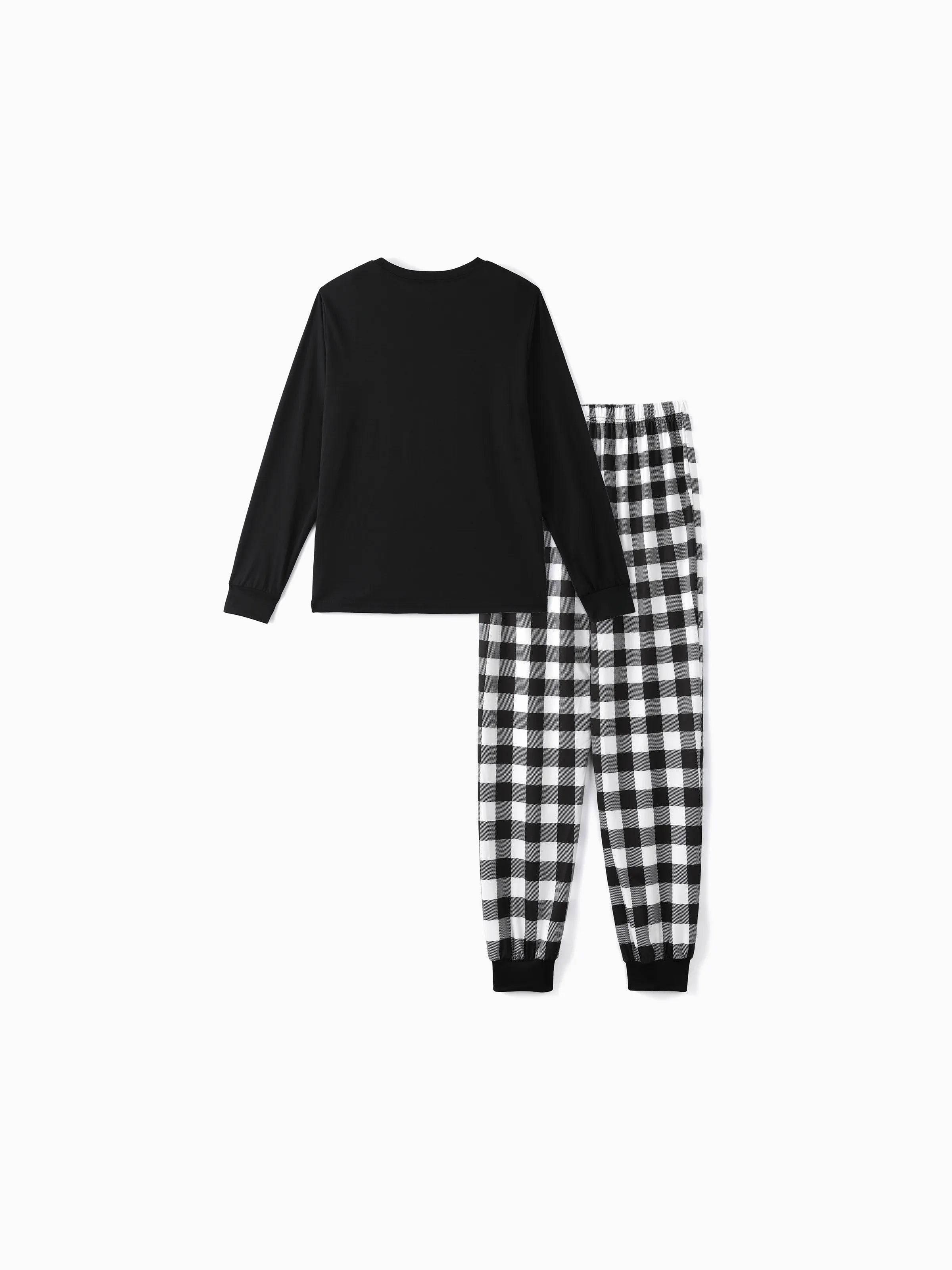 Christmas Family Matching Glow In The Dark Letters Print Long