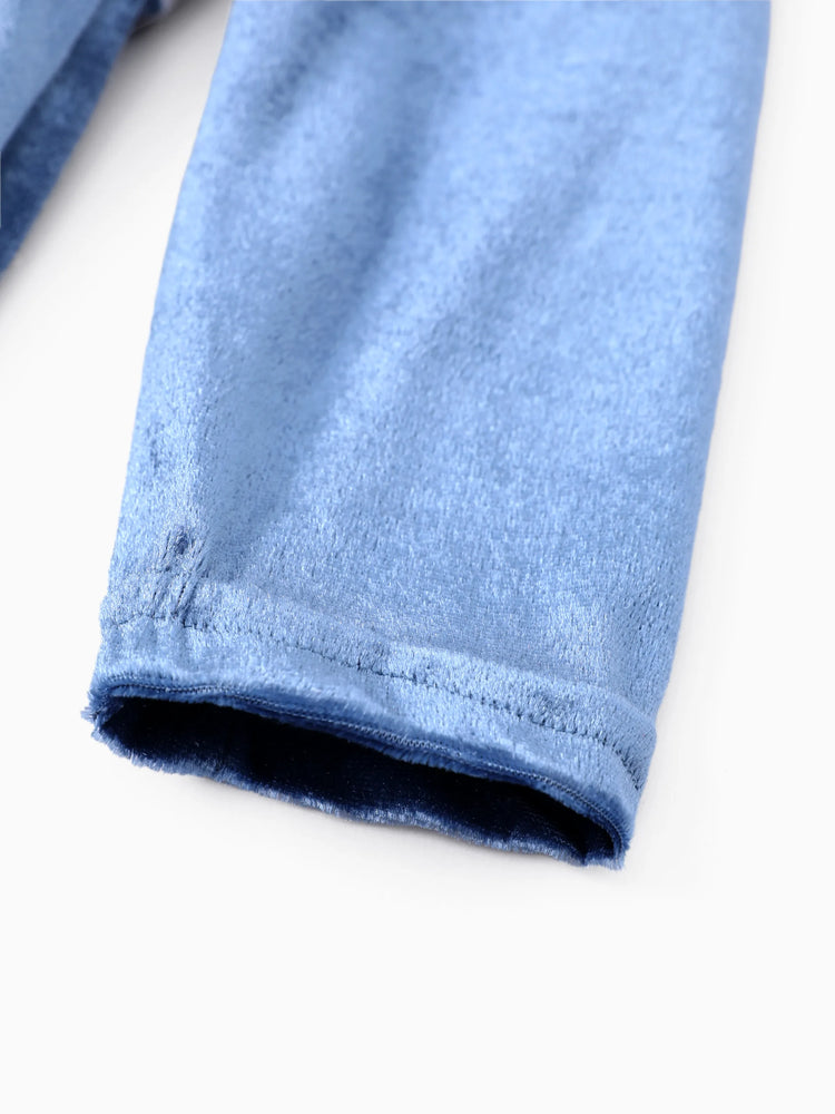 Disney Frozen Mädchen Elsa Samtkleid Königsblau