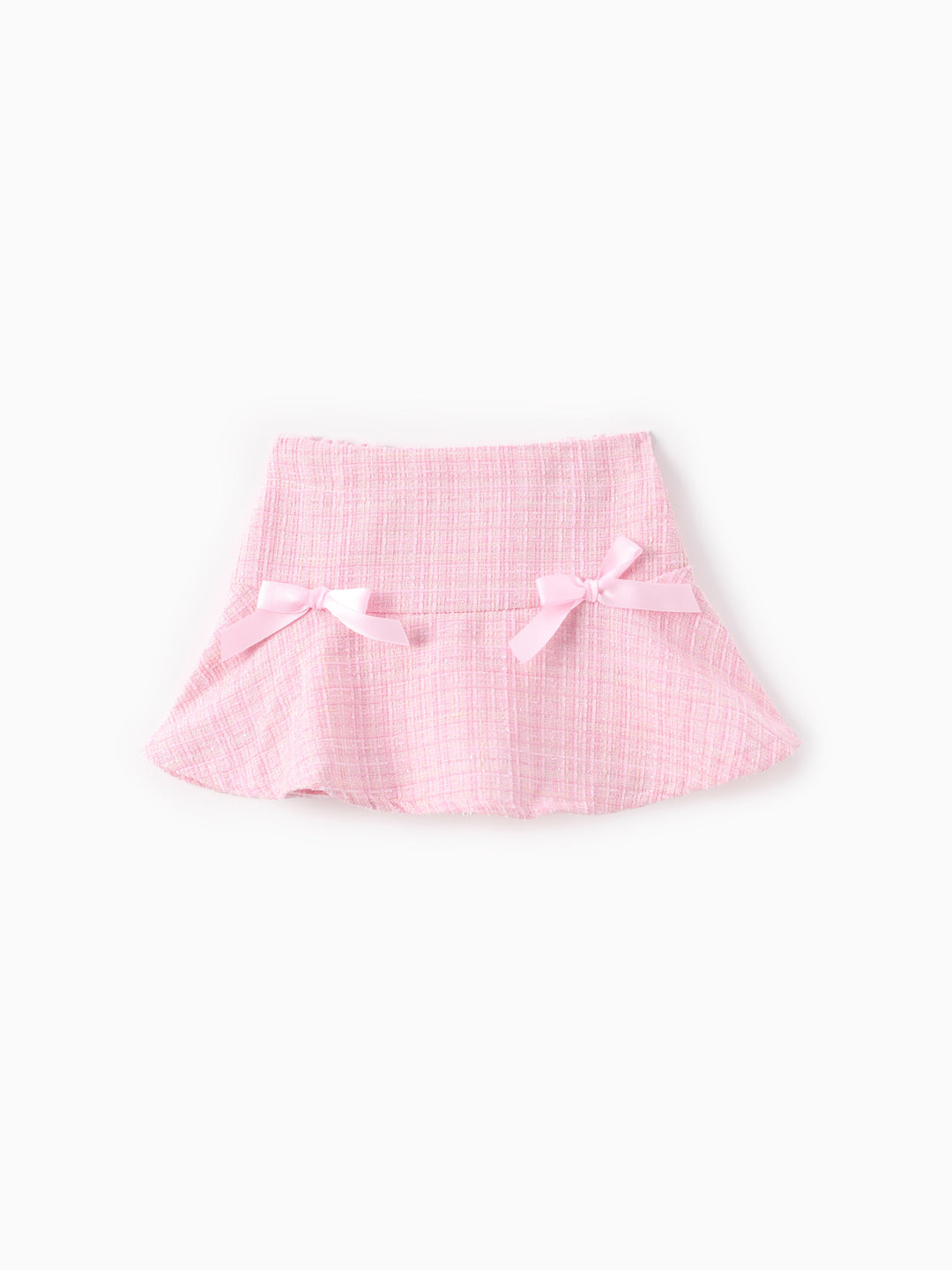 Disney Mickey and Friends Cotton Top And Tweed Skirt Set Pink