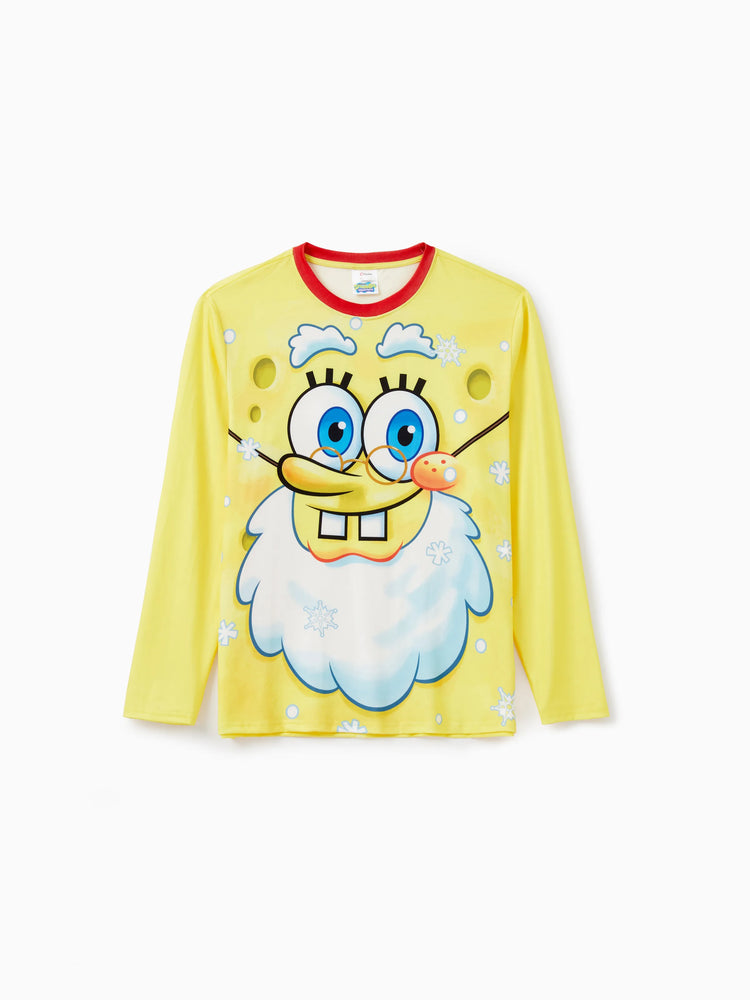 Ensemble pyjama imprimé Bob l'éponge de Noël pour toute la famille avec chaussettes de Noël 