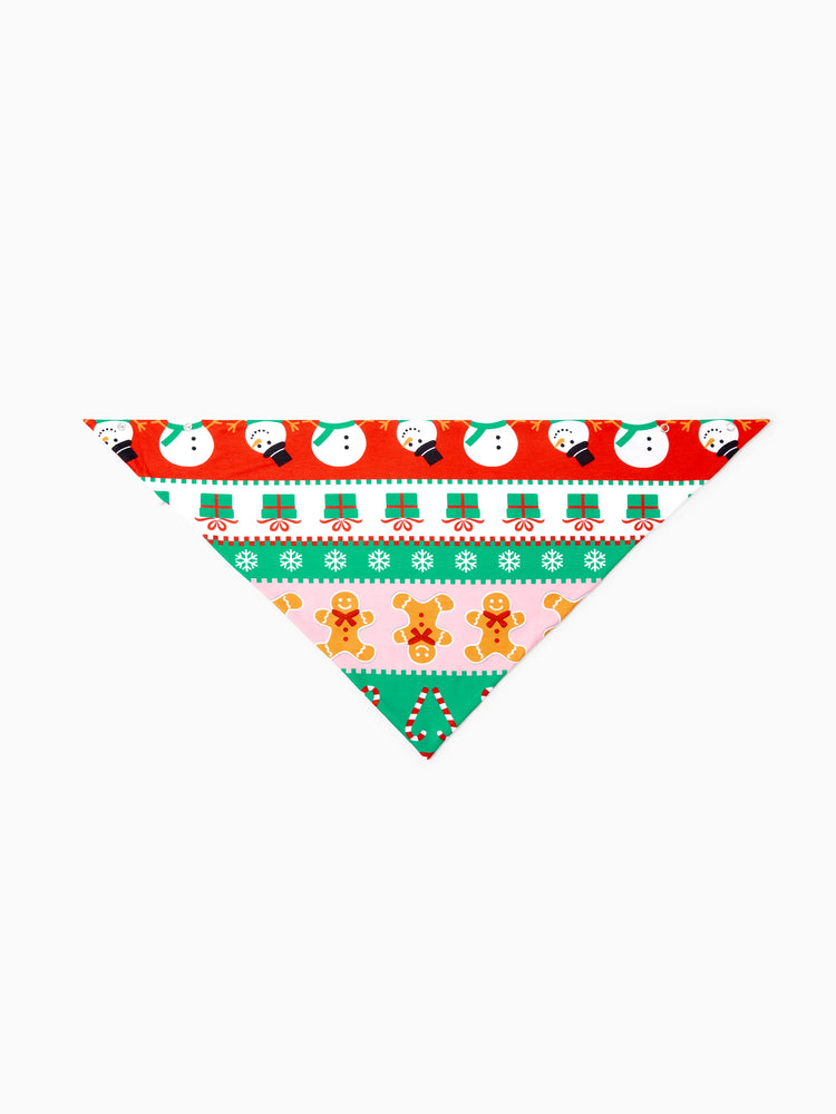 Onesies Pajamas Matching Christmas Outfits Allover Pattern Zipper Front Holly Jolly Print with Christmas Socks Back MultiColour