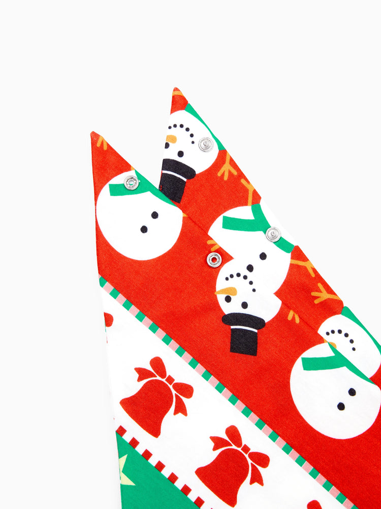 Onesies Pajamas Matching Christmas Outfits Allover Pattern Zipper Front Holly Jolly Print with Christmas Socks Back MultiColour