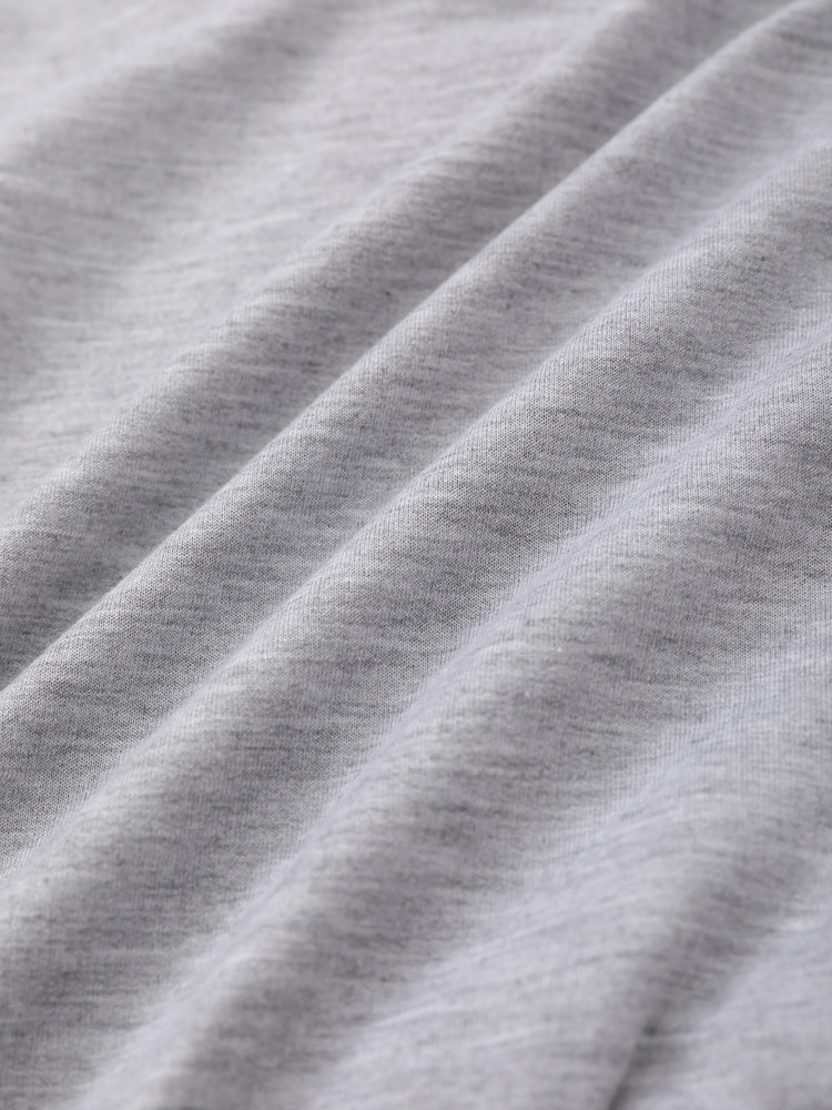 Ensemble 2 pièces avec poches plaquées et motif animal pour tout-petit garçon, gris