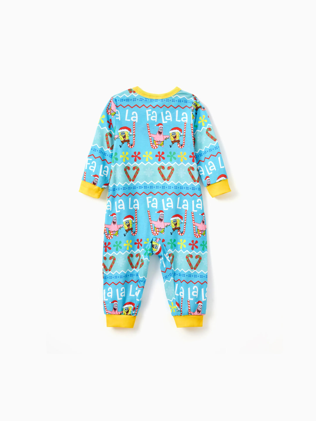 SpongeBob SquarePants Family matching Christmas Print Pajamas Sets with Christmas Socks