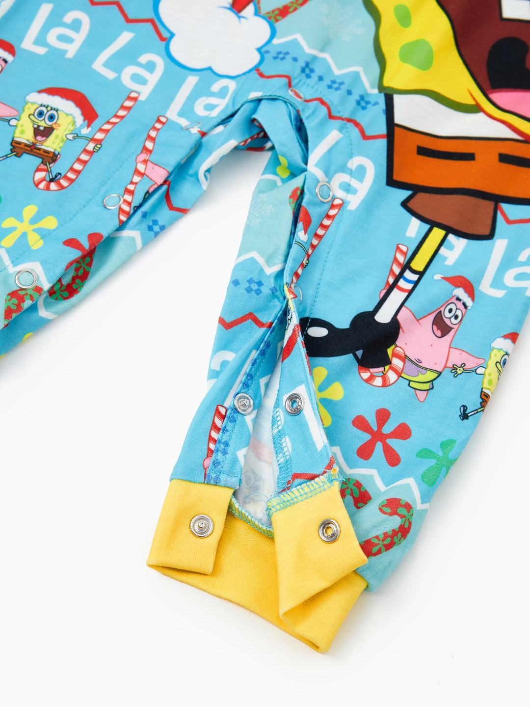 SpongeBob SquarePants Family matching Christmas Print Pajamas Sets with Christmas Socks